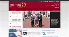 Desktop Screenshot of derecho.usmp.edu.pe
